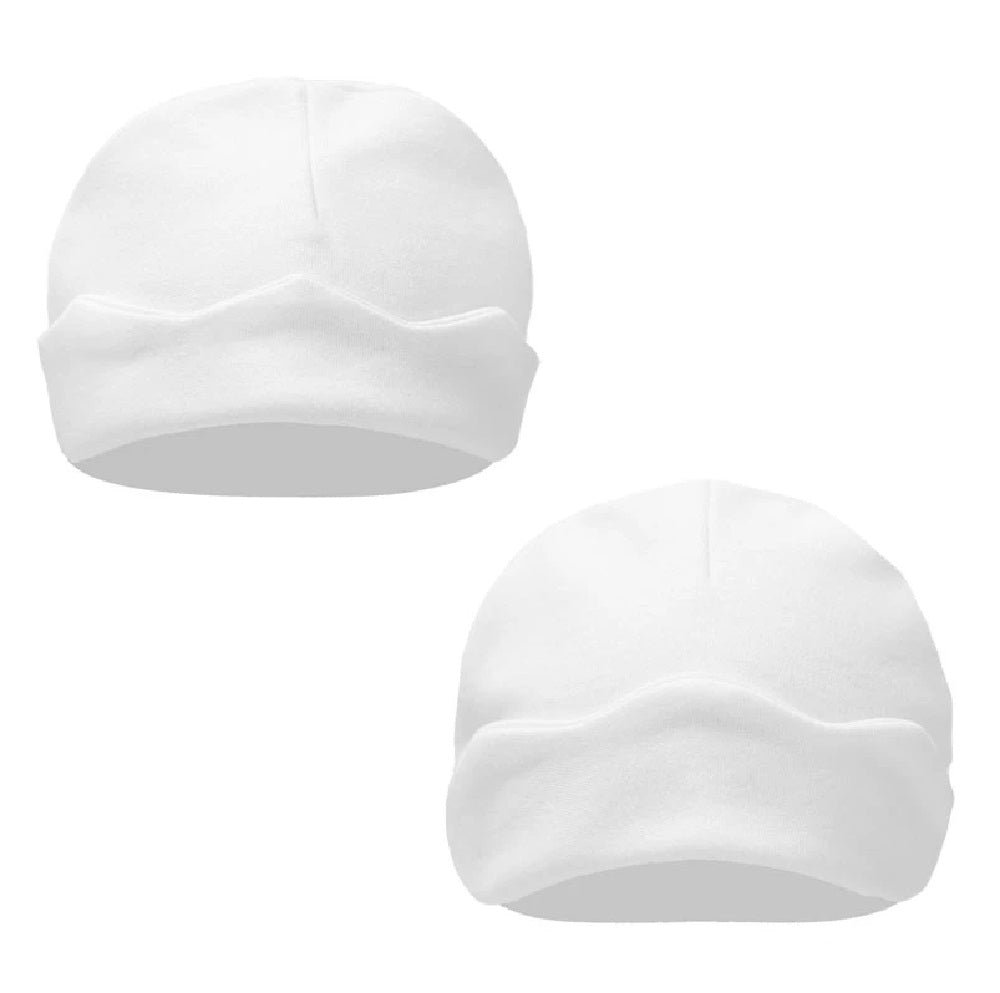 Infant Baby Boys Girls Plain Star Turnover Hat