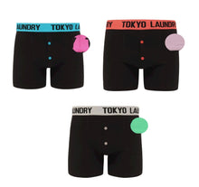 Load image into Gallery viewer, Mens Tokyo Laundry Twin-Pack Cotton Rich Boxer Shorts
