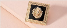 Load image into Gallery viewer, Lion Head Medusa Square Great Wall Stud Earrings
