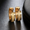 Gold & Silver Titanium Steel Anti-Allergic Small Hoop Earrings