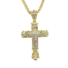 Load image into Gallery viewer, Luxury Infinity Rhinestone Cross Pendant &amp; Necklace
