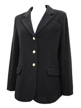 Load image into Gallery viewer, Ladies Black Pure Wool Darna Single Breast Blazer Jacket
