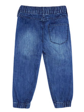 Load image into Gallery viewer, Boys Dark Blue Denim Jogger Jeans
