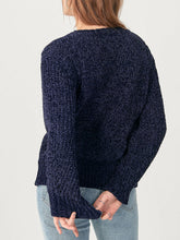 Load image into Gallery viewer, Ladies Ellos Navy Signe Soft Chenille Plus Size Jumper

