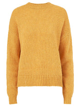 Load image into Gallery viewer, Gold Petronella Wool Blend Ribbed Knit Plus Size Jumper
