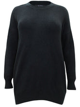 Load image into Gallery viewer, Ladies Soft Knit Crew Neck Flattering Plus Size Jumpers
