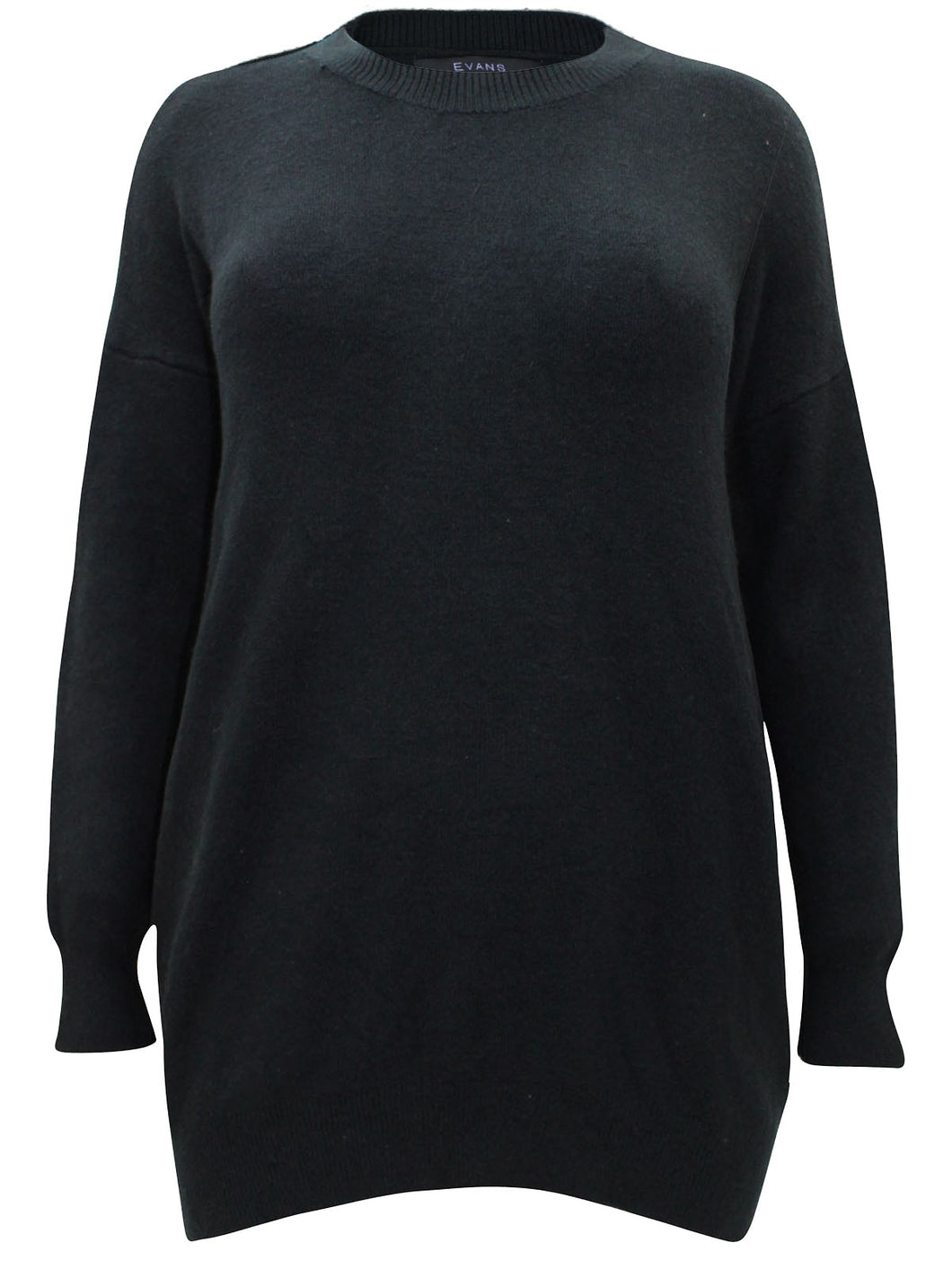 Ladies Soft Knit Crew Neck Flattering Plus Size Jumpers