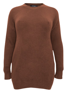 Ladies Soft Knit Crew Neck Flattering Plus Size Jumpers