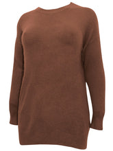 Load image into Gallery viewer, Ladies Soft Knit Crew Neck Flattering Plus Size Jumpers
