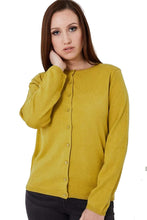 Load image into Gallery viewer, Mustard Yellow relaxed knit Cardigan
