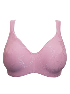Trofé Pink Ebba Underwired Jacquard Bra