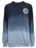 Mens Big &Tall Grey Pure Cotton Rich Knit Dip Dye Jumper