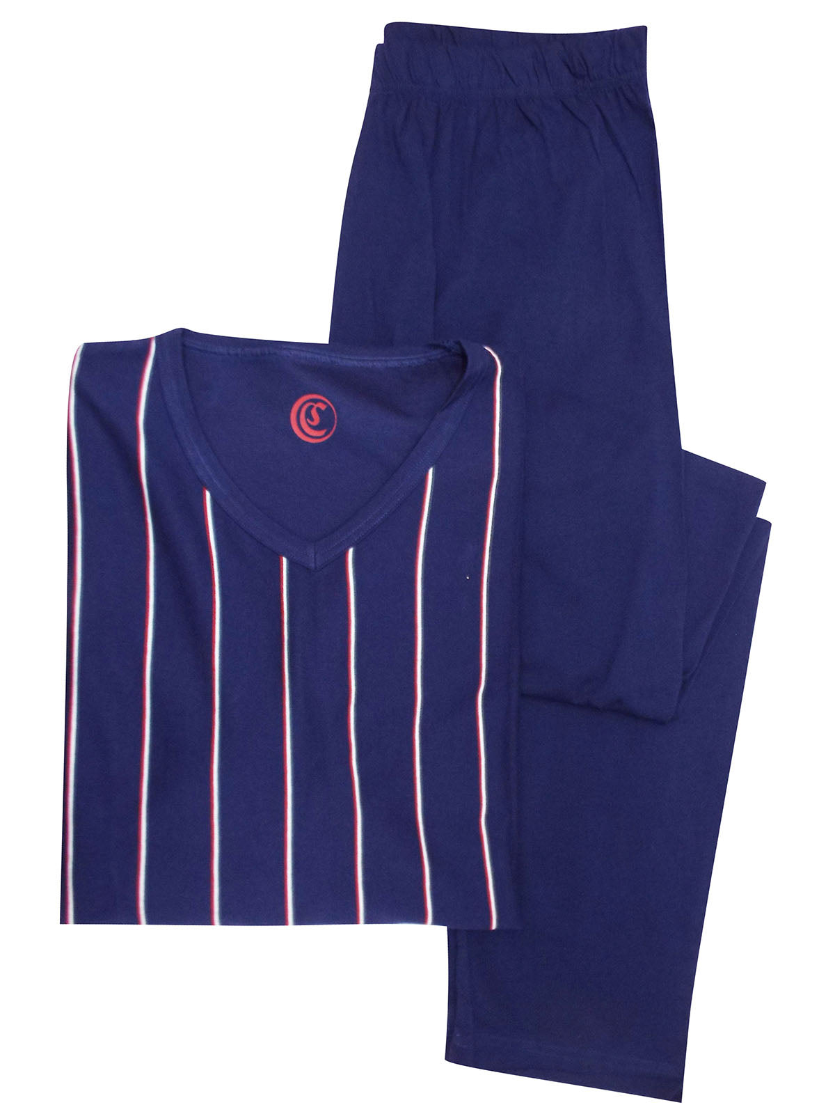 Men's Cito Pure Cotton Striped Pyjamas Set