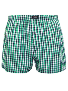 Mens Boxers 3 Pack Pure Cotton Woven Check Brief Shorts