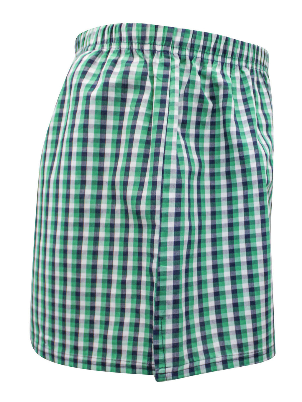 Mens Boxers 3 Pack Pure Cotton Woven Check Brief Shorts