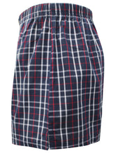 Load image into Gallery viewer, Mens Boxers 3 Pack Pure Cotton Woven Check Brief Shorts
