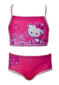Pink Hello Kitty Tankini Two Piece Swimming Costume