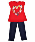 Girls Lupilu Red Two-piece pyjama set