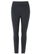 Load image into Gallery viewer, Black Zig-Zag High Waisted Stretchy Leggings
