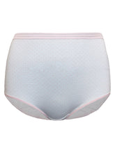 Load image into Gallery viewer, Ladies Pink Contrast Trim Modal Blend Spot Print Briefs
