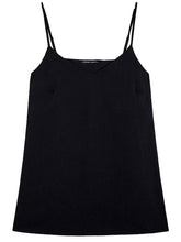 Load image into Gallery viewer, Ladies Capsule Black V- Neck Cami Vest Strappy Tank Tops
