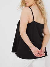 Load image into Gallery viewer, Ladies Capsule Black V- Neck Cami Vest Strappy Tank Tops
