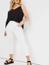 Load image into Gallery viewer, Ladies Capsule Black V- Neck Cami Vest Strappy Tank Tops
