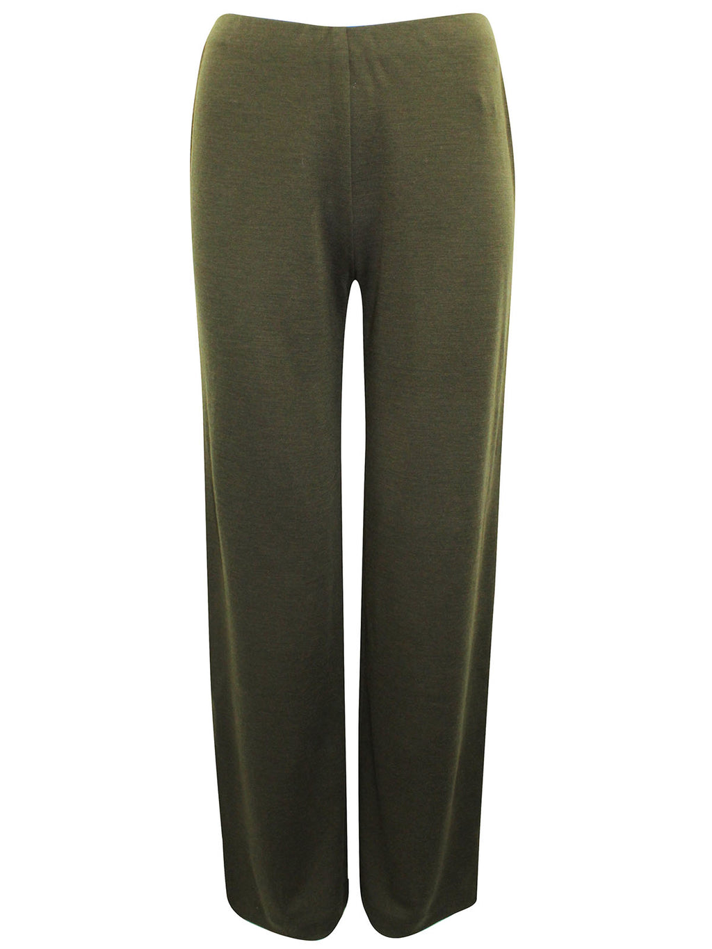 Ladies Lily Ella Olive Wool Blend Trousers