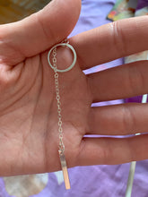 Load image into Gallery viewer, Ladies Silver Bar Personality Infinity Pendant Chocker Link Chain Necklace
