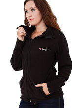 Load image into Gallery viewer, Black Scott Full Zip Long Sleeve Soft Fleece Jacket
