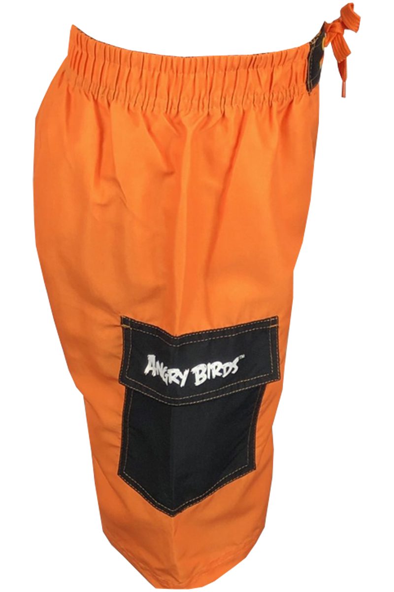 Boys Orange Angry Birds Swimming Beach Shorts 9-10yrs