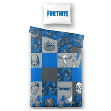 Load image into Gallery viewer, Licenced Fortnite Cotton Reversible Duvet Cover &amp; Pillowcase
