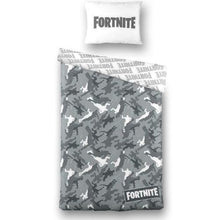 Load image into Gallery viewer, Licenced Fortnite Cotton Reversible Duvet Cover &amp; Pillowcase
