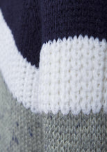 Load image into Gallery viewer, Boys Minoti Contrast Knitted Shawl Collared Jumper

