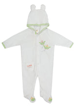 Load image into Gallery viewer, Baby Off White Unisex Fleece Sleepsuits
