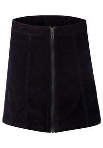 Girls Black Classic Corduroy Skirt