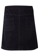 Load image into Gallery viewer, Girls Black Classic Corduroy Skirt
