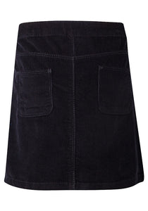Girls Black Classic Corduroy Skirt