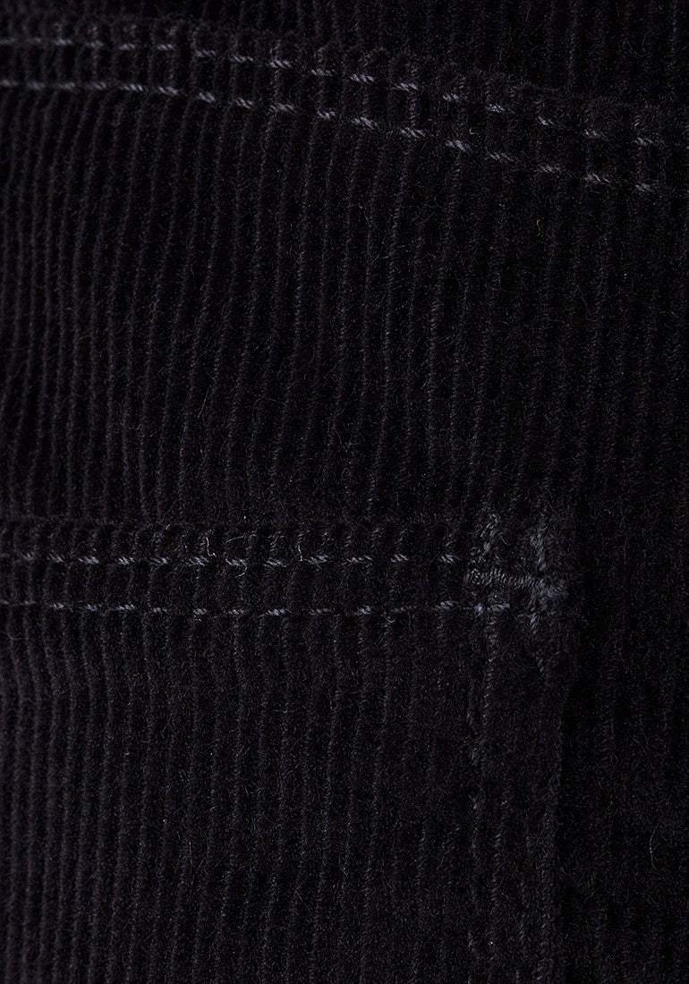 Girls Black Classic Corduroy Skirt