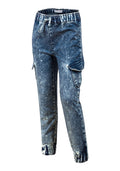 Girls Minoti Blue Acid Wash Jeggings Jeans