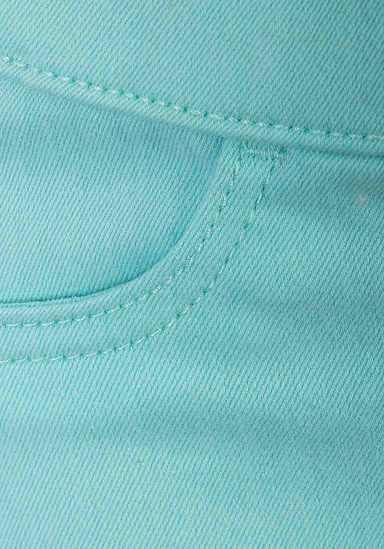 Girls Mint Elasticated Waistband Stretchy Skinny Jeggings
