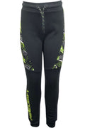 Boy Black Minecraft Creeper Gaming Sweat Pants Joggers Bottoms