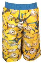 Load image into Gallery viewer, Boys Minion Yellow Multi Trunks Swimwear
