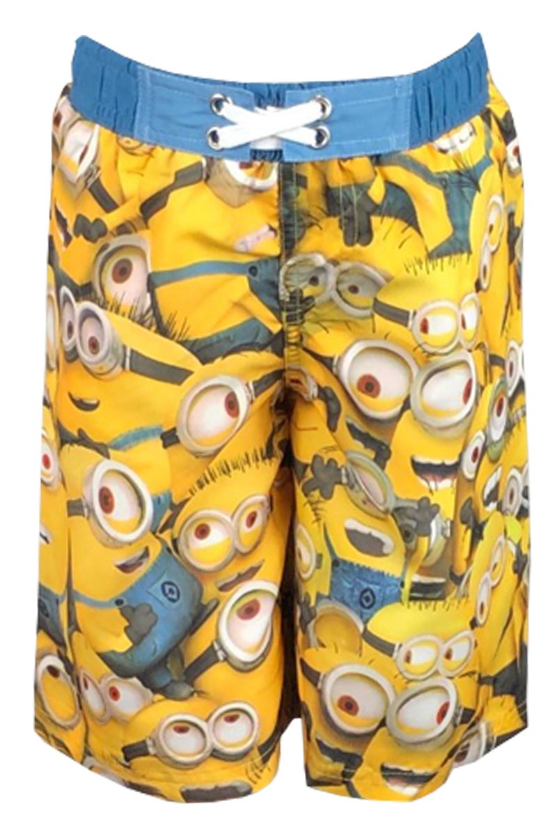 Boys Minion Yellow Multi Trunks Swimwear
