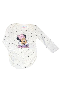 Baby Girls Disney Mickey Mouse Cream Polk Dot Vest
