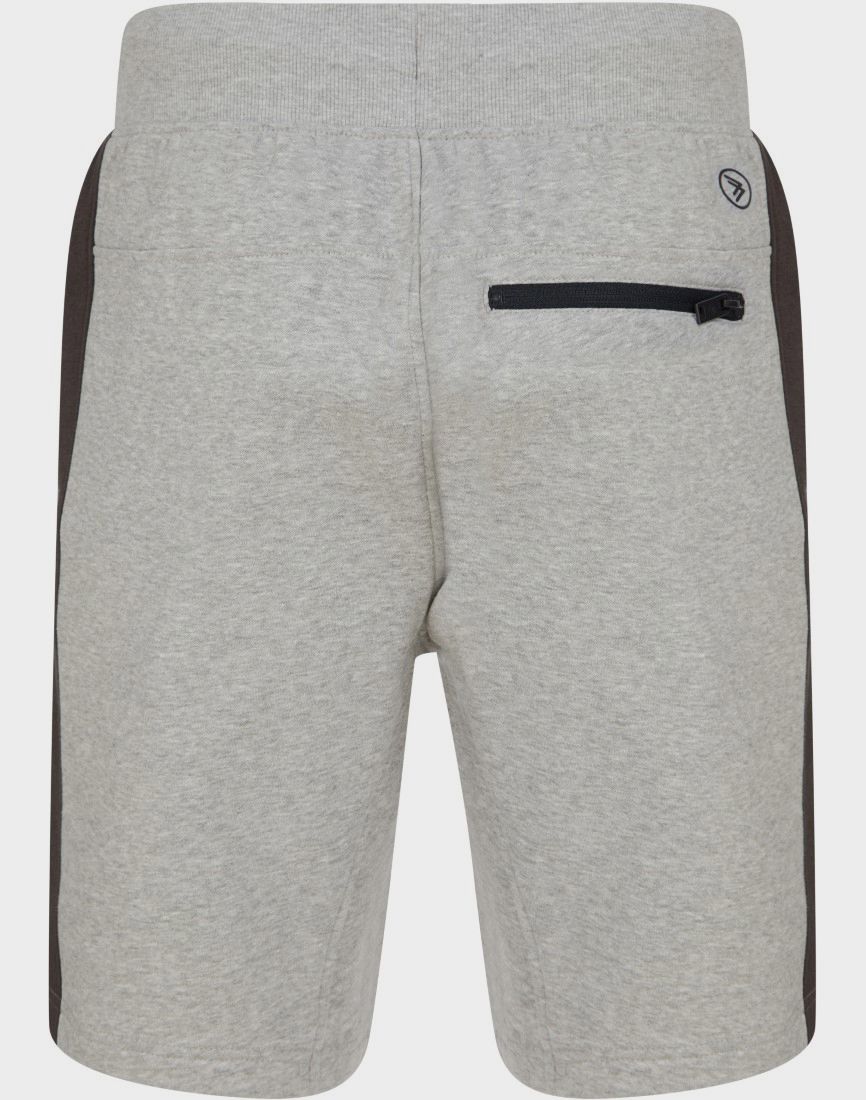 Mens Grey Dissident Contrast Stripe Elasticated Waist Jogging Shorts