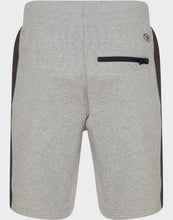 Load image into Gallery viewer, Mens Grey Dissident Contrast Stripe Elasticated Waist Jogging Shorts
