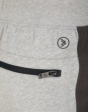 Load image into Gallery viewer, Mens Grey Dissident Contrast Stripe Elasticated Waist Jogging Shorts
