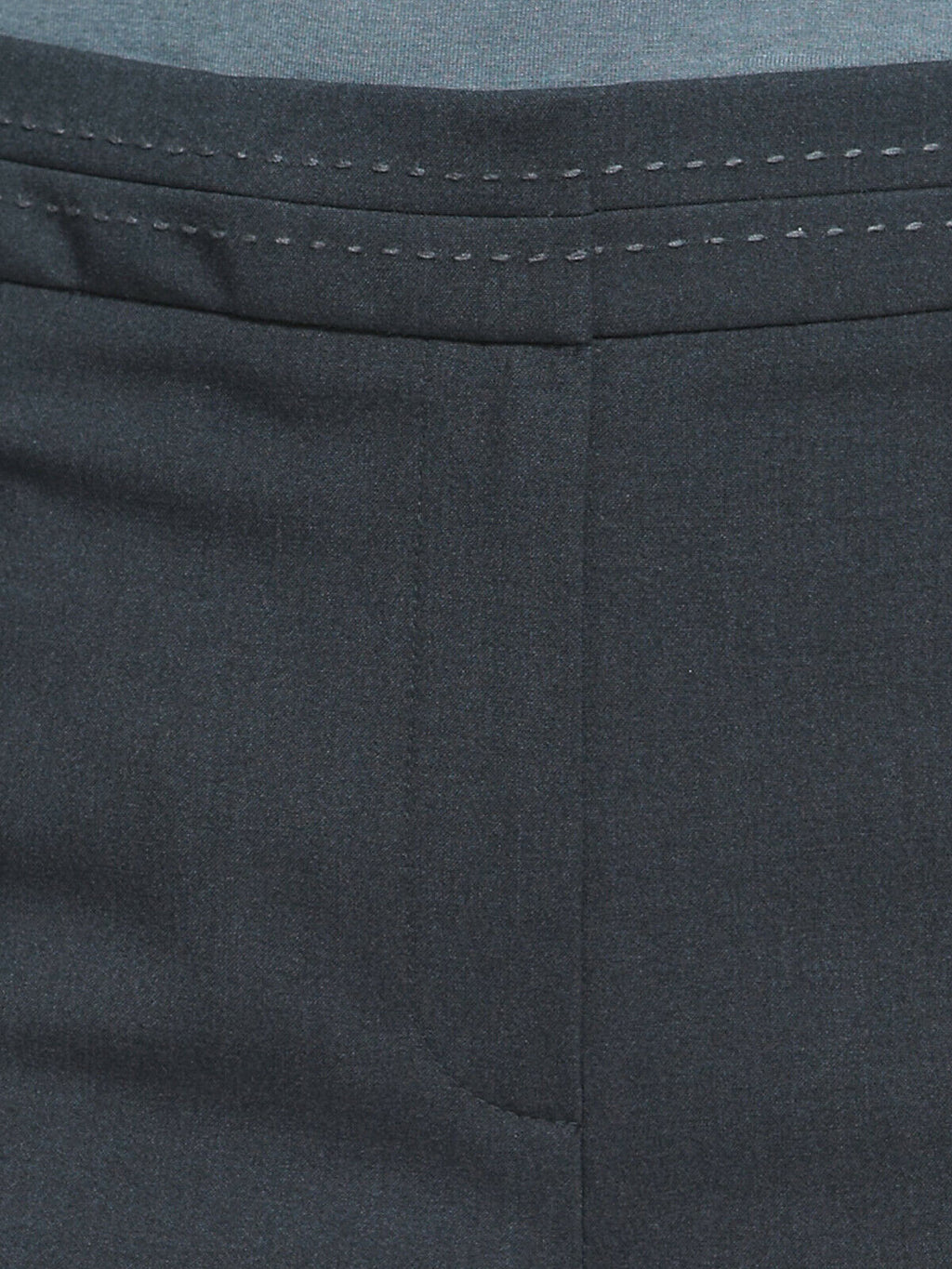 Charcoal Front Straight Leg Active Wear Trouser