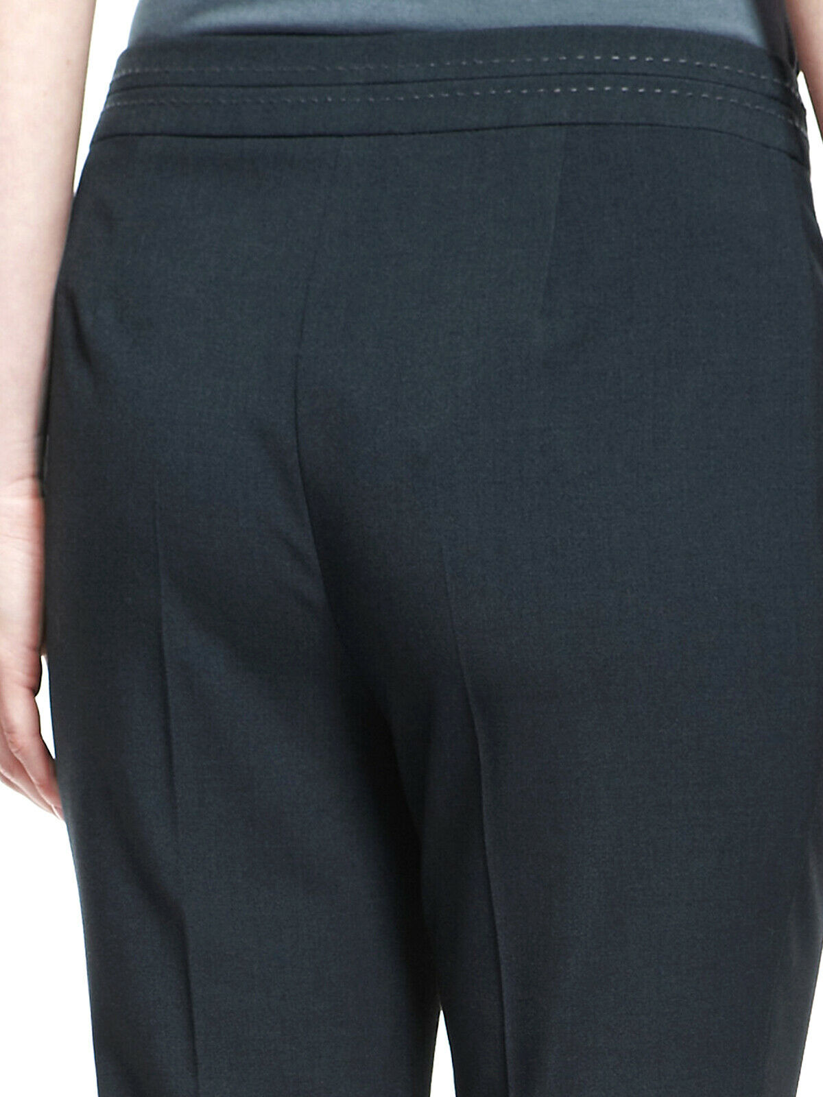 Charcoal Front Straight Leg Active Wear Trouser
